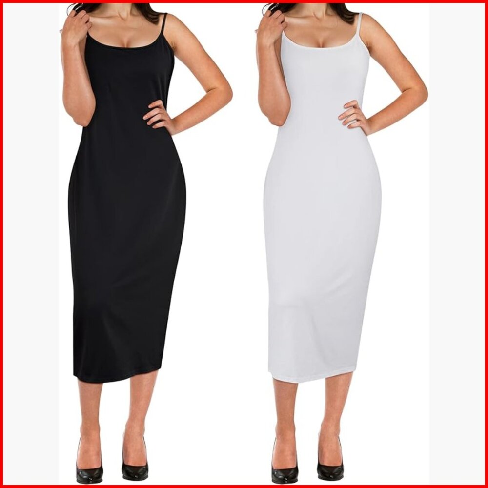 Adjustable Spaghetti Strap Full Slip For Under Dr… - image 1